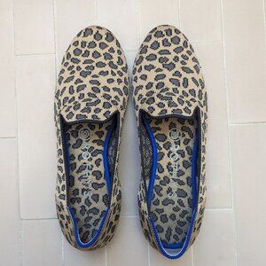 Rothys Loafers - Little Cat leopard print, 7.5